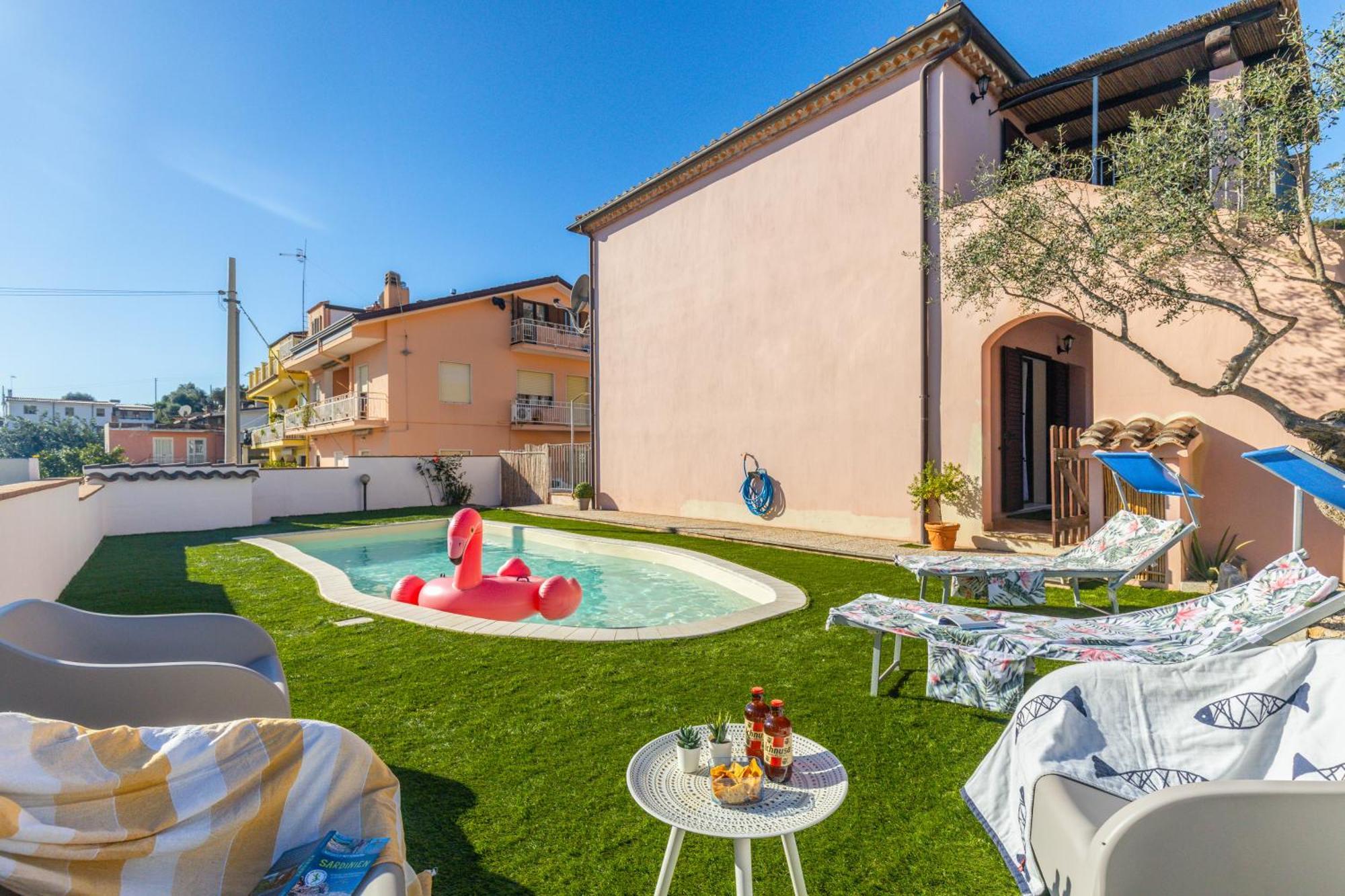Bynos Pool - Primo Piano Apartment Santa Maria Navarrese Exterior foto